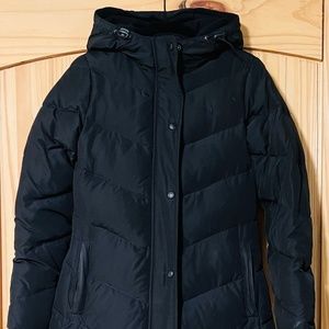 Brooklyn Industries Long Hooded Puffer Jacket